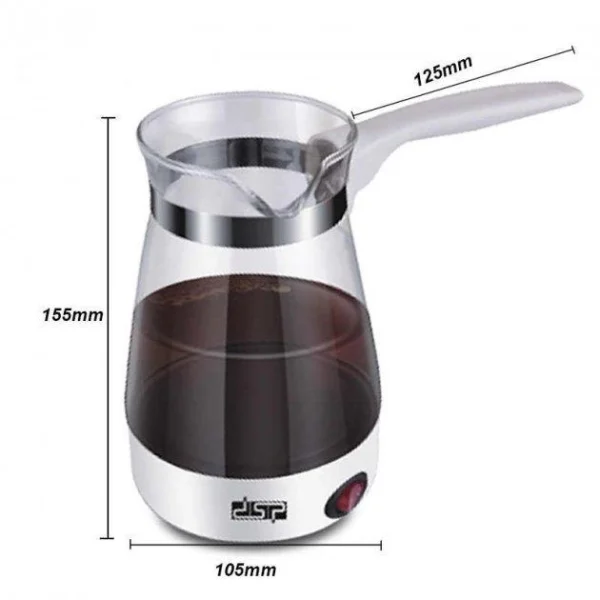 Kofe bişirən şüşə DSP KA3037 - Image 3