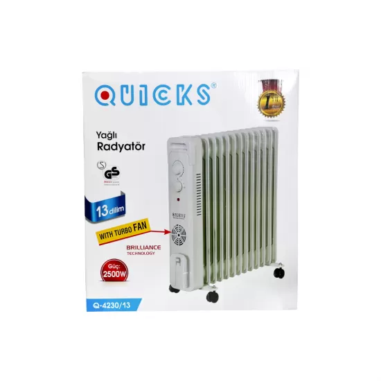 Radiator Q-4230/13/F 13-lü 2500W ventilyatorlu - Image 2