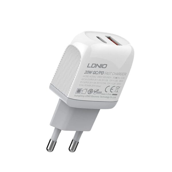Adapter LDNIO A2316C PD 20W microUSB