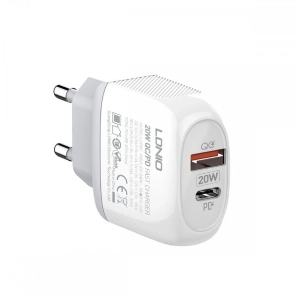 Adapter LDNIO A2316C PD 20W microUSB - Image 2