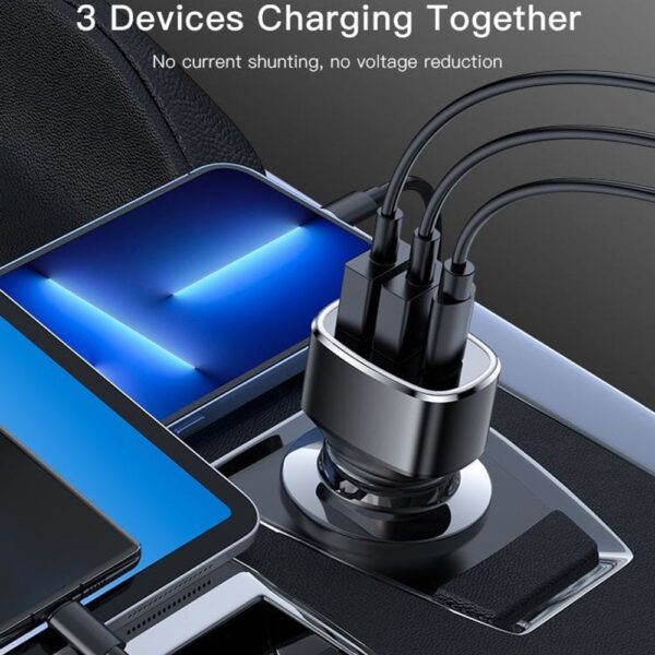 Avtomobil adapteri Yesido Y47 USB 49W - Image 2