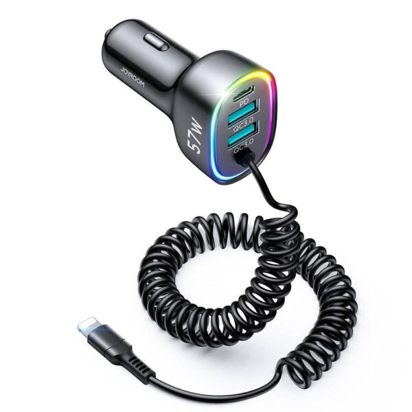 Avtomobil adapteri Joyroom JR-CL20 4in1 PD 57W - Image 2