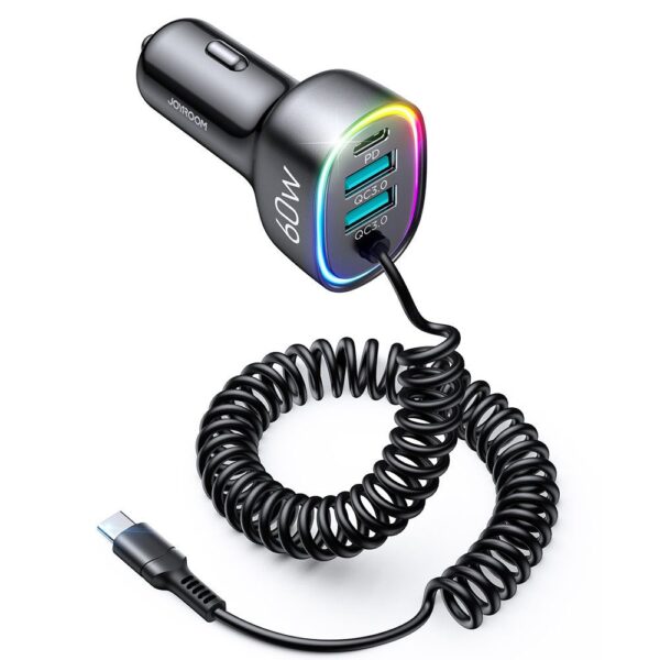 Avtomobil adapteri Joyroom JR-CL19 4in1 PD 60W - Image 2