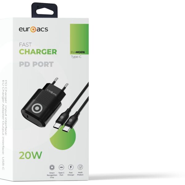 Adapter Euroacs EU-MG616 Type-C 20W - Image 2