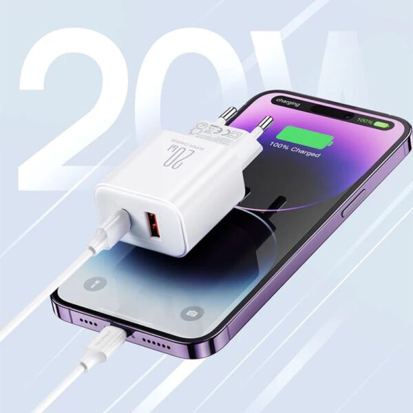 Adapter Joyroom JR-TCF05 QC Lightning White - Image 2